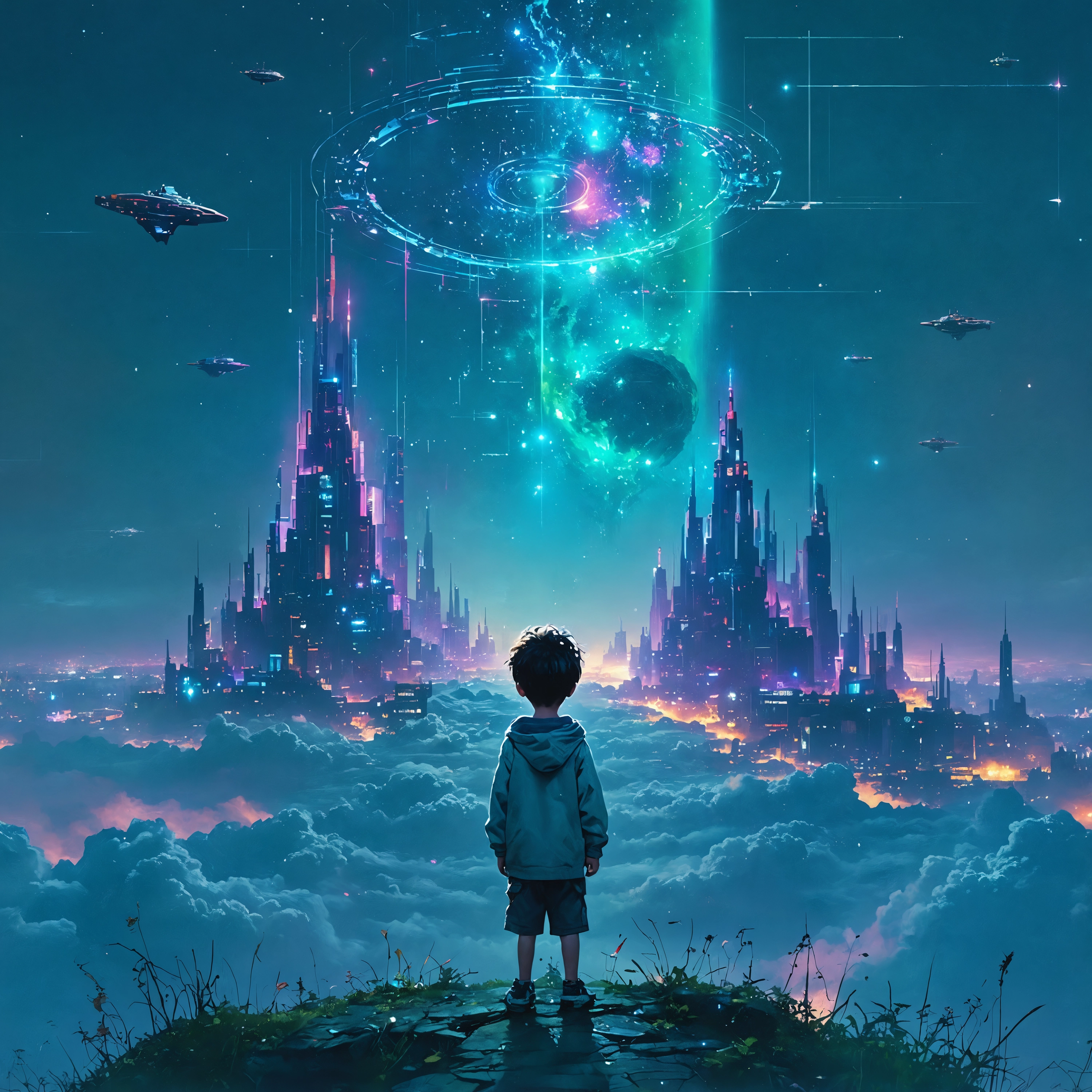 Children of Tomorrow album cover by ADHD Technic